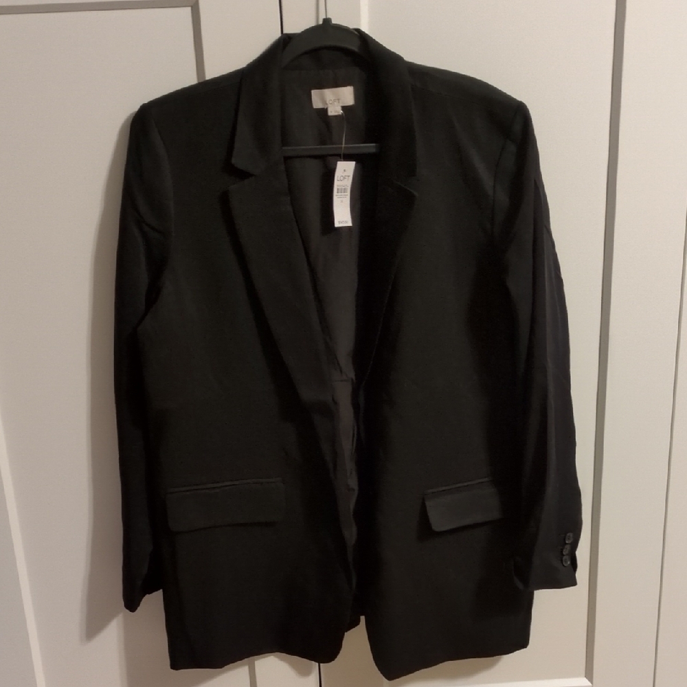 Loft Sz 14 Black Blazer